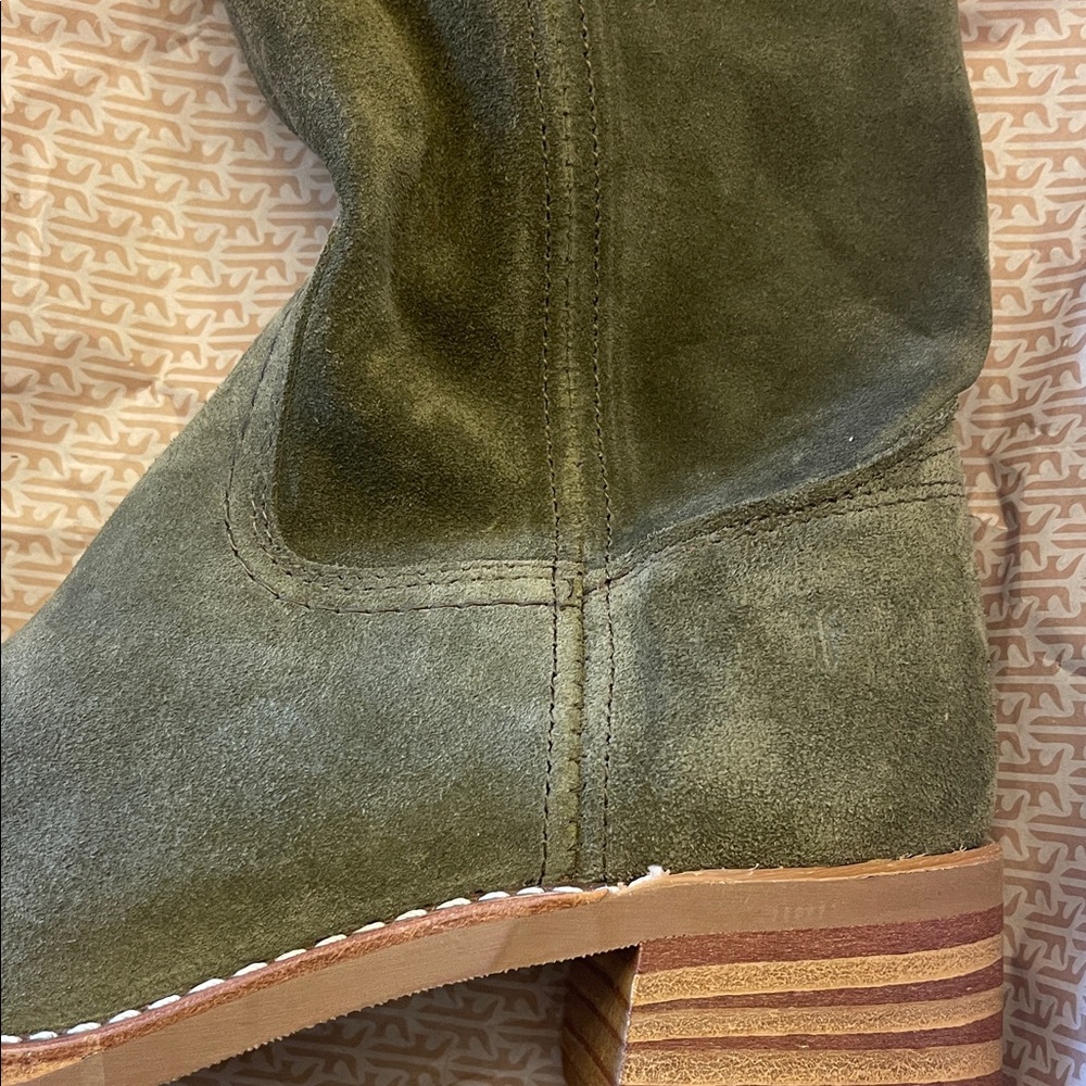 Frye Campus 12R Olive 8.5M - Picture 4 of 12